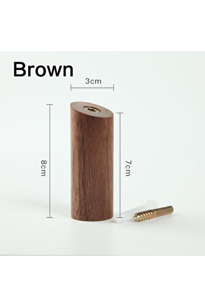 Choice 5 علاقة ملابس من الخشب الطبيعي مثبتة على الحائط مع خطاف للمعاطف وحامل ...