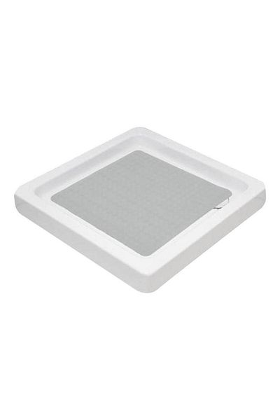 Generic Tendance Elegant Design Durable Natural Rubber Shower Mat Grey 53 x 53cm 7220182