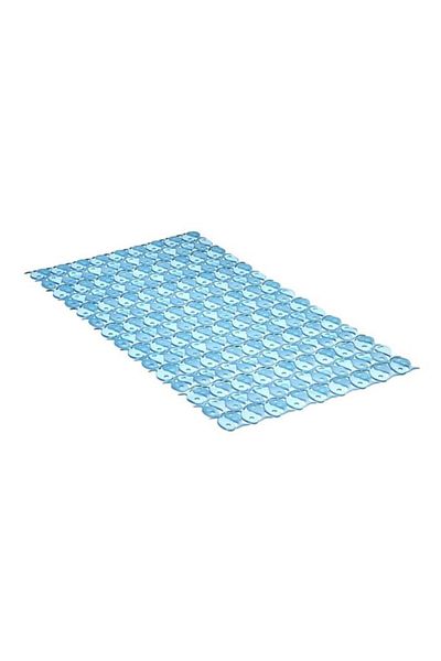 Generic TATAY Fish Design Rectangular Anti-Slip PVC Bath Mat Blue 70 x 36cm 5510200