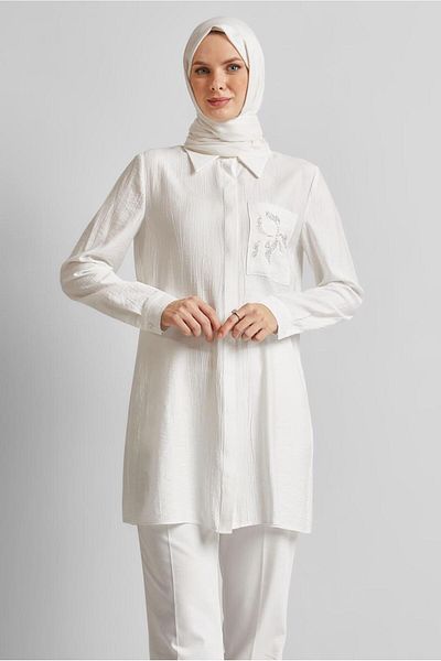 Alvina Embroidery Detailled Tunic 45672