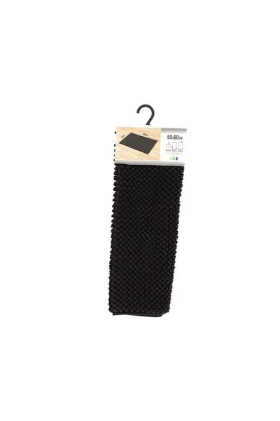 Generic Tendance Anti-Slip Microfiber Bathroom Mat with Balls Black 50 x 80cm 7744103