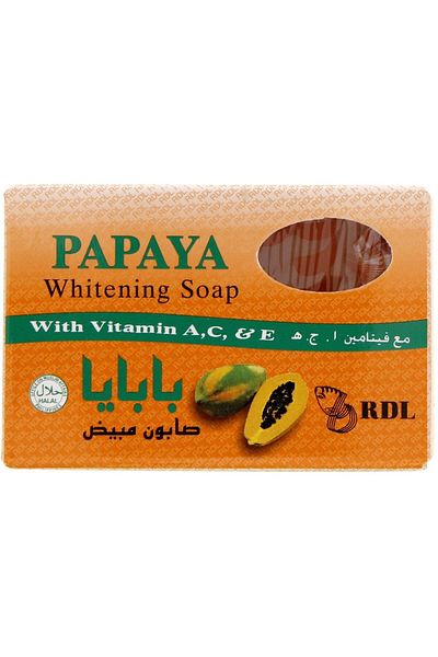 RDL Papaya Whitening Soap 135g – Skin Lightening & Smoothening Beauty Bar