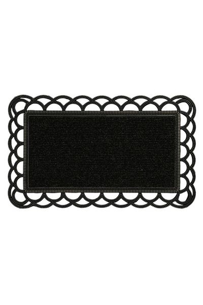 Generic HONEY BEE Viking Ornamental Pin Door Mat Black 45 x 75cm