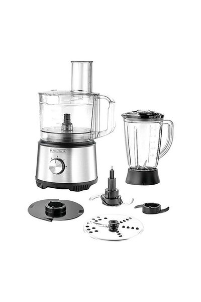 Generic BLACK&DECKER 800W 2-Speed Food Processor Silver and Black 1.5 Liter FX825-B5