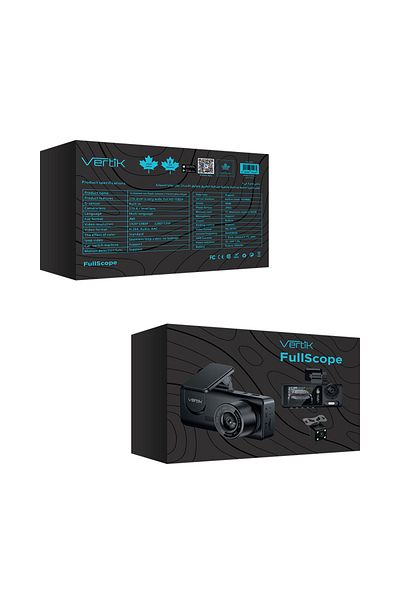 Vertik Dash Cam FullScope 3-in-1 by Vertik