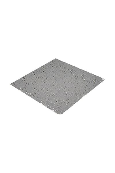 Generic EVIDECO PVC Non-Slip Square Shaped Shower Mat with Bubbles Pearl 50 x 50cm 7216182