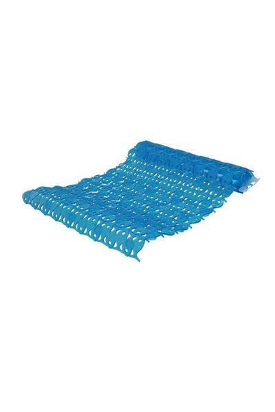 Generic TATAY Fish Design Rectangular Anti-Slip PVC Bath Mat Blue 97 x 36cm 5510000