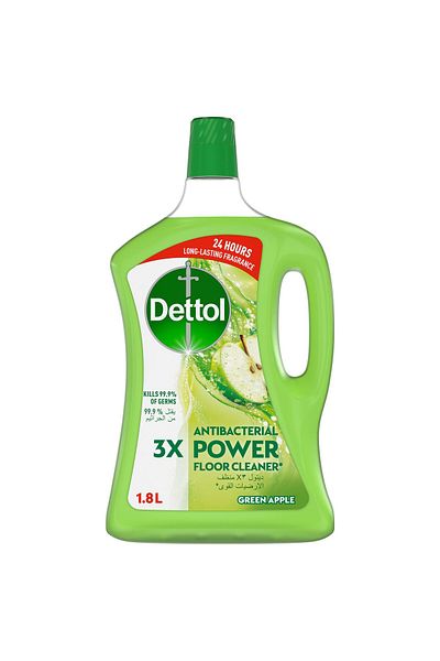 Dettol Green Apple Antibacterial Power Floor Cleaner 1.8 Litre