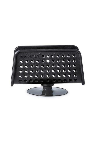Generic Madesmart Antimicrobial BPA Free In-Sink Organization Sponge Holder Black 95-18820-06