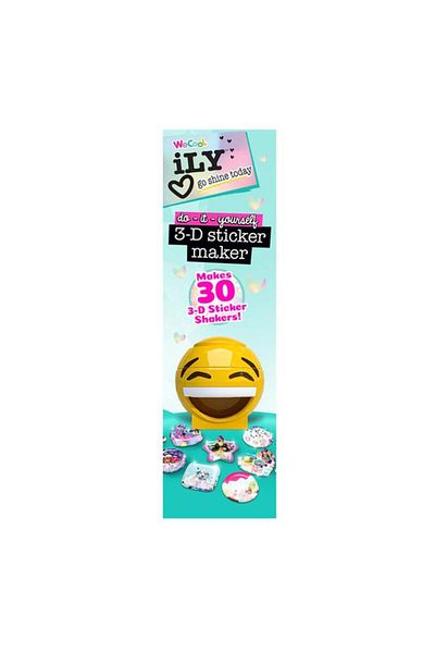 Generic مجموعة صنع ملصقات ثلاثية الأبعاد من WeCool ILY - متعددة الألوان WIL112665