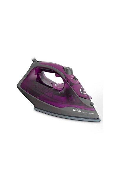 Generic Tefal 2600W Efficient Ceramic Soleplate Express Faster Steam Iron Purple and Grey FV2843M0