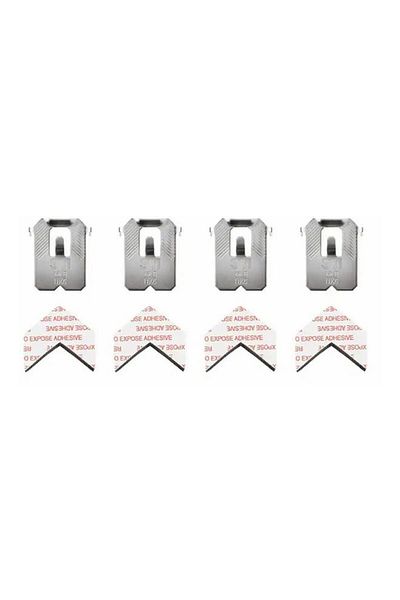 Generic 3M 4-Piece Claw Corrosion-Resistant Hardened Steel Drywall Picture Hanger Silver
