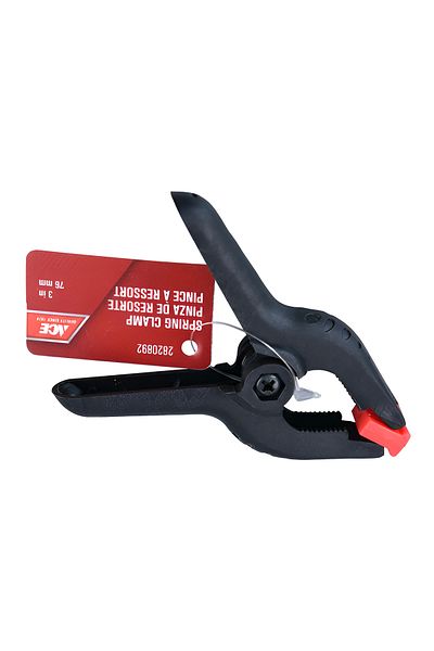 ACE Non-Slip Soft-Grip Wide Jaws Non-Marring Pads Plastic Spring Clamp 76mm