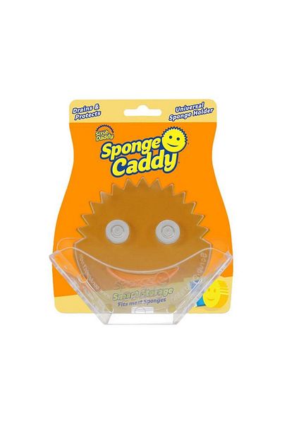Generic Scrub Daddy High-Quality Plastic Universal Sponge Caddy Clear 6575518