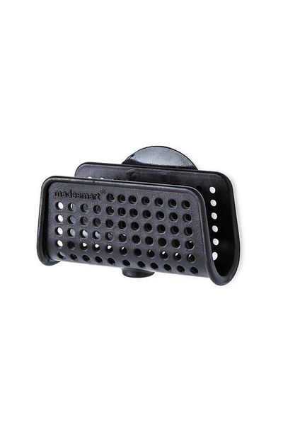 Generic Madesmart Antimicrobial BPA Free In-Sink Organization Sponge Holder Black 95-18820-06