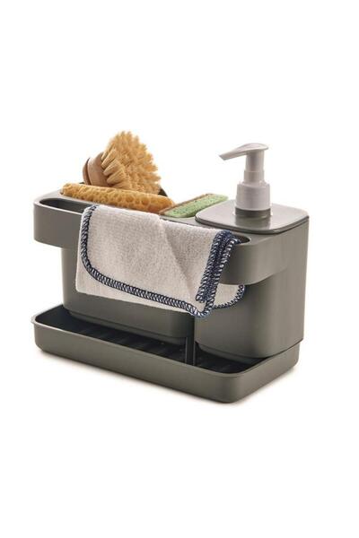 Generic Snips Tidy Up Dish Washing Set with Soap Dispenser Grey 000894