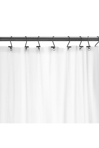 Generic Whitmor ‎All Season Plastic Hanger Shower Liner White 70 x 72inch 10101-13684P-FR