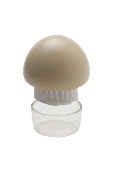 Generic joie Dishwasher Safe BPA-Free Nylon Vegetable Scrubber Brush White and Beige