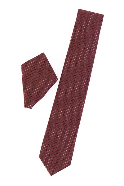 Oppland Men's Tie Classic Handkerchief Stylish Easy to Shape Lecco Patterned Slim Fitwide Design