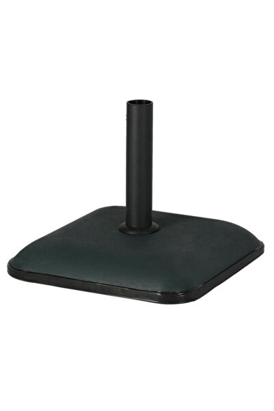 Generic LIVING ACCENTS Premium High Quality Sturdy Square Umbrella Base Dark Green and Black