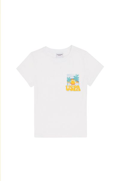 U.S. Polo Assn. Boy's White T-Shirt 50306482-Vr013