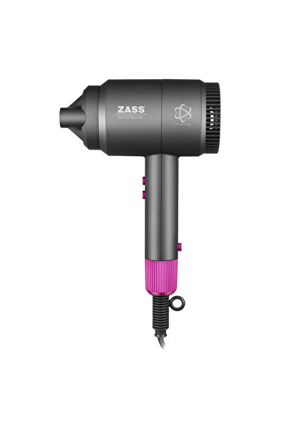 Zass Hair dryer ZHD 08, Power 1600 - 2000 W, 3 temperature settings and 3 speed, Ionization function