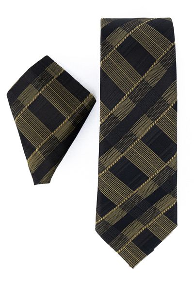 Oppland Men's Tie Classic Handkerchief Stylish Easy Shape Space Paledo Patterned Slim Fit Wide Design