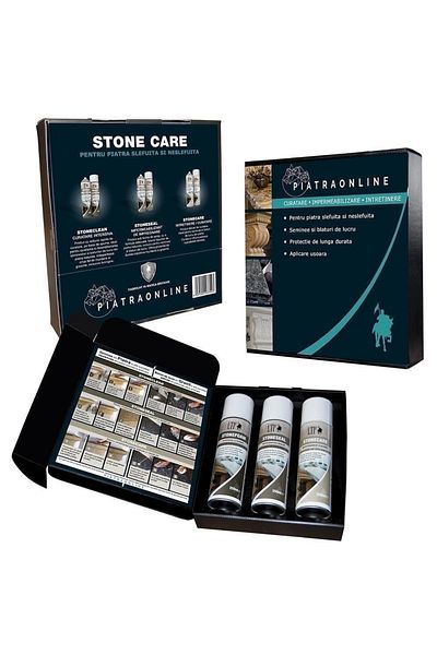 piatraonline LTP Stone Care Kit - Pachet complet pt. piatra naturala