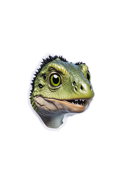 INOVATIX Set de 8 bucăți, autocolant dinozaur carbon, INOVATIX®. 6 cm