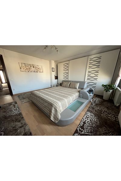 Coneltex Decorative and protective bedspread CreponTex by Coneltex, 200 x 240 cm, double bed, cream color