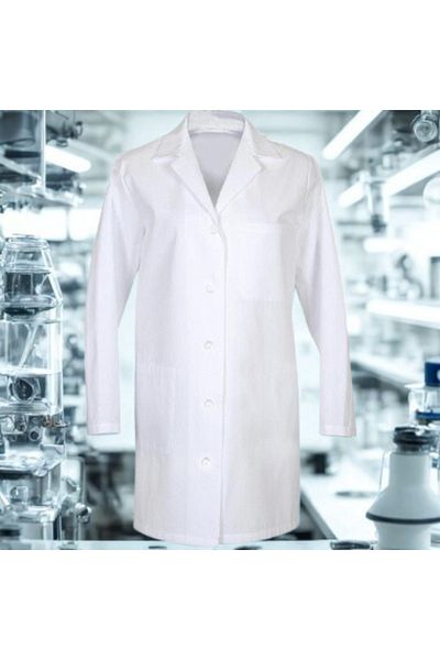 rayyan White Gown Laboratory Coat
