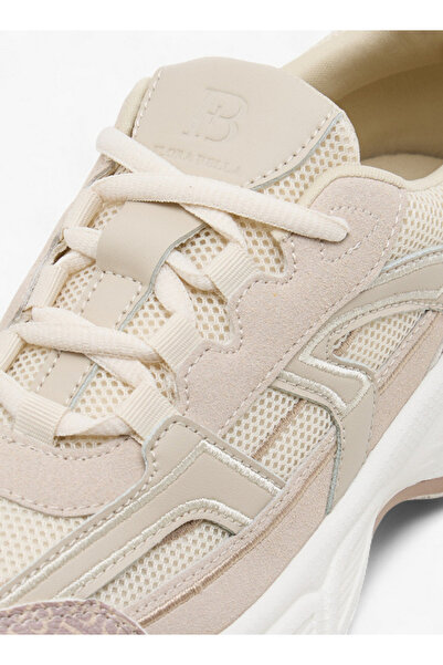 Flora Bella by Shoexpress Women's Panelled Sneakers with Lace-Up Closure