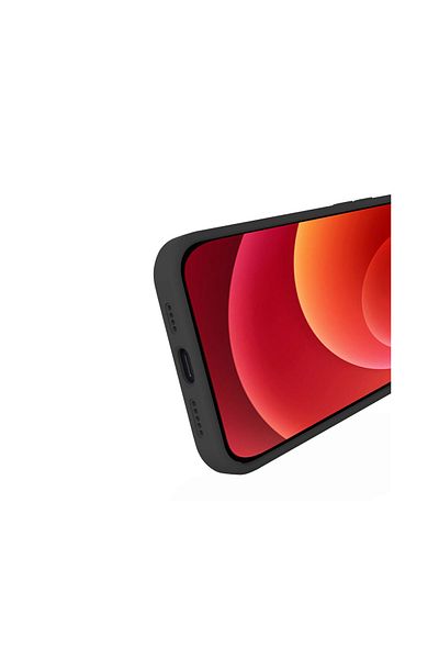lemontti Husa iPhone 12 Pro Max Liquid Silicon Black