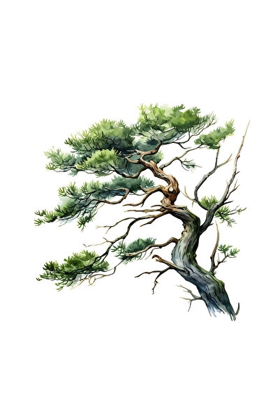 INOVATIX Set de 8 bucăți, autocolant copac asiatic, INOVATIX®. 6 cm