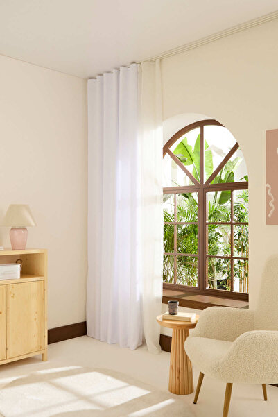 Kaşmir Home Perdele de fundal Holly Ada Alb închis 150x270 cm