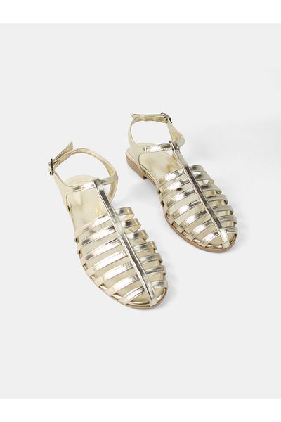 MAGGIO Gold Gold Women's Sandals