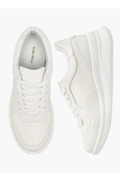 Flora Bella by Shoexpress Women's Panelled Lace-Up Sneakers