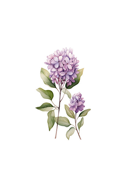 INOVATIX Σετ 8 τεμαχίων, Αυτοκόλλητο Δύο κλαδιά πασχαλιάς, INOVATIX®. 6 εκ.