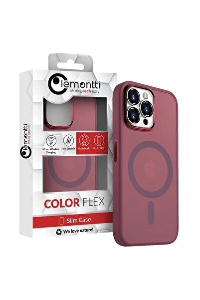 lemontti Guardian Magsafe iPhone 15 Pro Max case Transparent / Purple