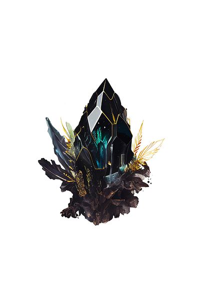 INOVATIX Set de 8 piese, autocolant Zora Dark Crystals, INOVATIX®. 6 cm