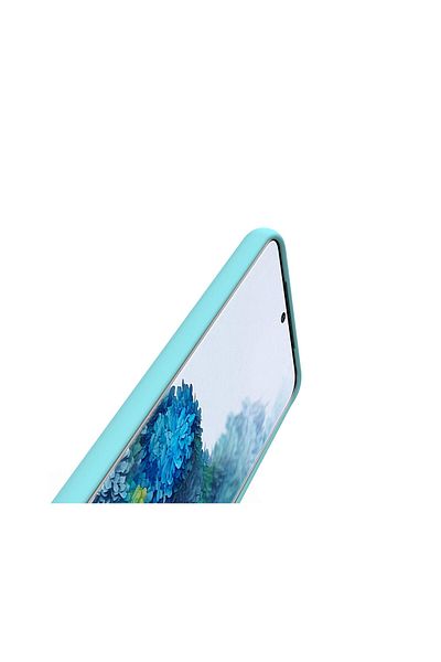 lemontti Husa Samsung Galaxy S20 Liquid Silicon Tiffany Blue