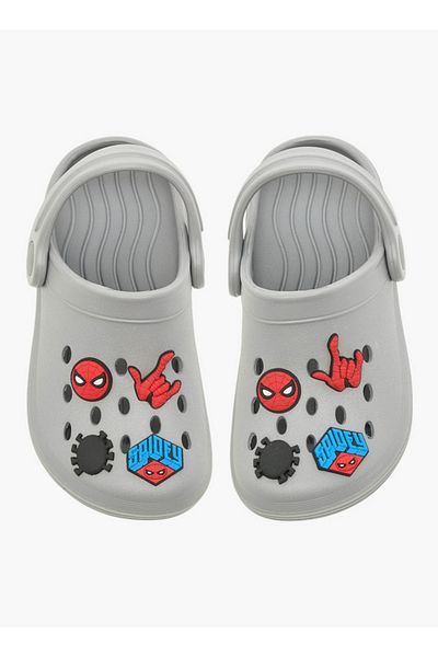 Marvel Boys Spider-Man Applique Clogs with Backstrap