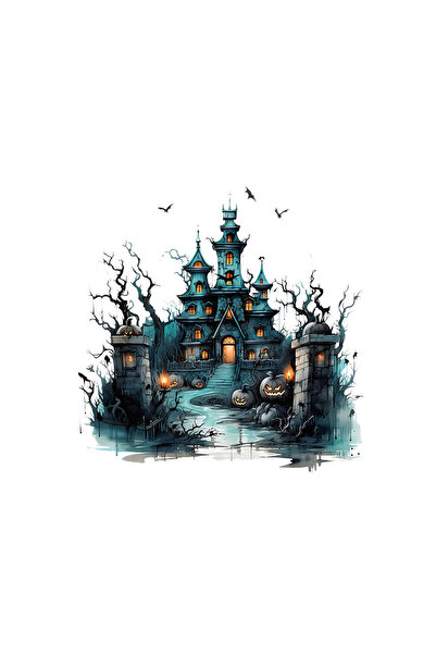 INOVATIX Σετ 8 τεμαχίων, Αυτοκόλλητο με το Κάστρο των Μαγισσών, INOVATIX®. 6 εκ.