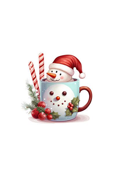 INOVATIX Set de 8 bucăți, autocolant Ciocolată Caldă Rossa, INOVATIX®. 6 cm