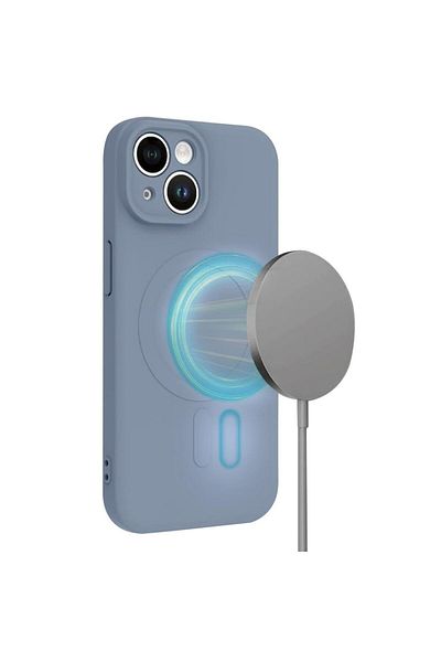 lemontti Husa Silicon Iphone 15 Plus Magsafe Grip