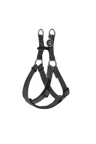 Pupteck Dog Harness, Nylon, Black, Size S