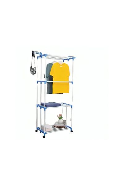 Calivita Livit clothes dryer, metal, white, Multi-Tier, 48x74x170 cm