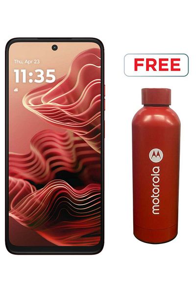 Motorola Motorola G35 Dual SIM Guava Red 8GB RAM 128GB 5G With Motorola Bottle - Middle East Version