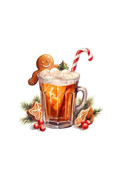 INOVATIX Set de 8 bucăți, autocolant Olimpia ciocolată caldă, INOVATIX®. 6 cm