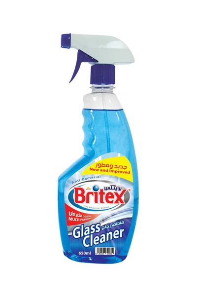 Britex منظف الزجاج 650 مل × 6 (علبة)